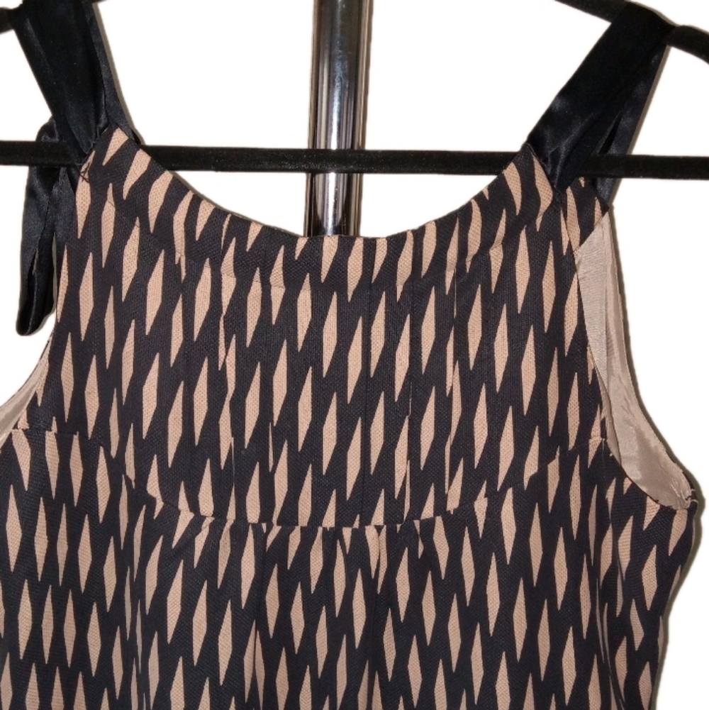 Anthropologie Floreat Textured Silk Lined Dress Large - Picture 4 of 10